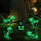 Halloween Outdoor Decorations – 7-Pack Glow-in-the-Dark Pumpkin, Skeleton, and Black Cat Yard Signs with Stakes, Waterproof Halloween Silhouette Lawn Decor for Home, Kids, and Parties